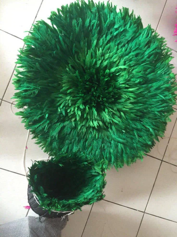 Forest Green juju hat - Image 7
