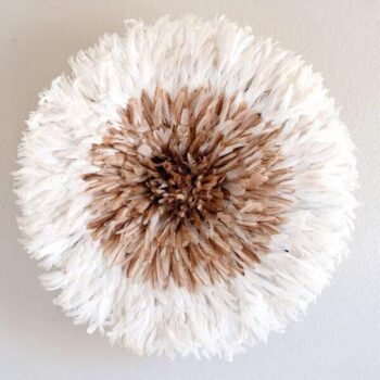 White tan juju hat