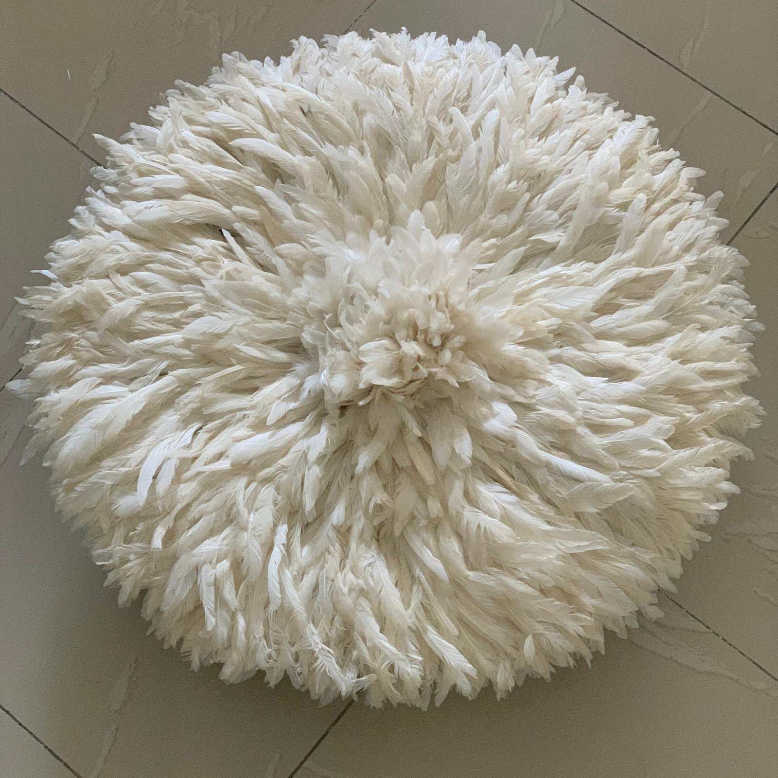 white/ cream/ ivory Juju hat - Image 4