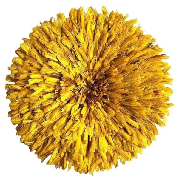 Mustard yellow juju hat