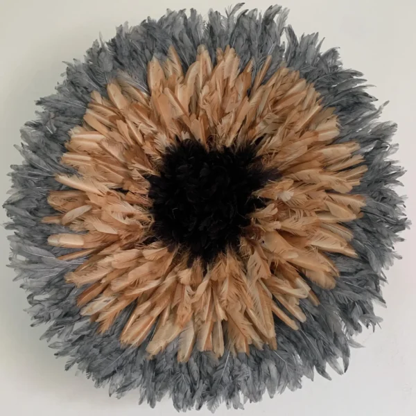 gray tan black Juju hat