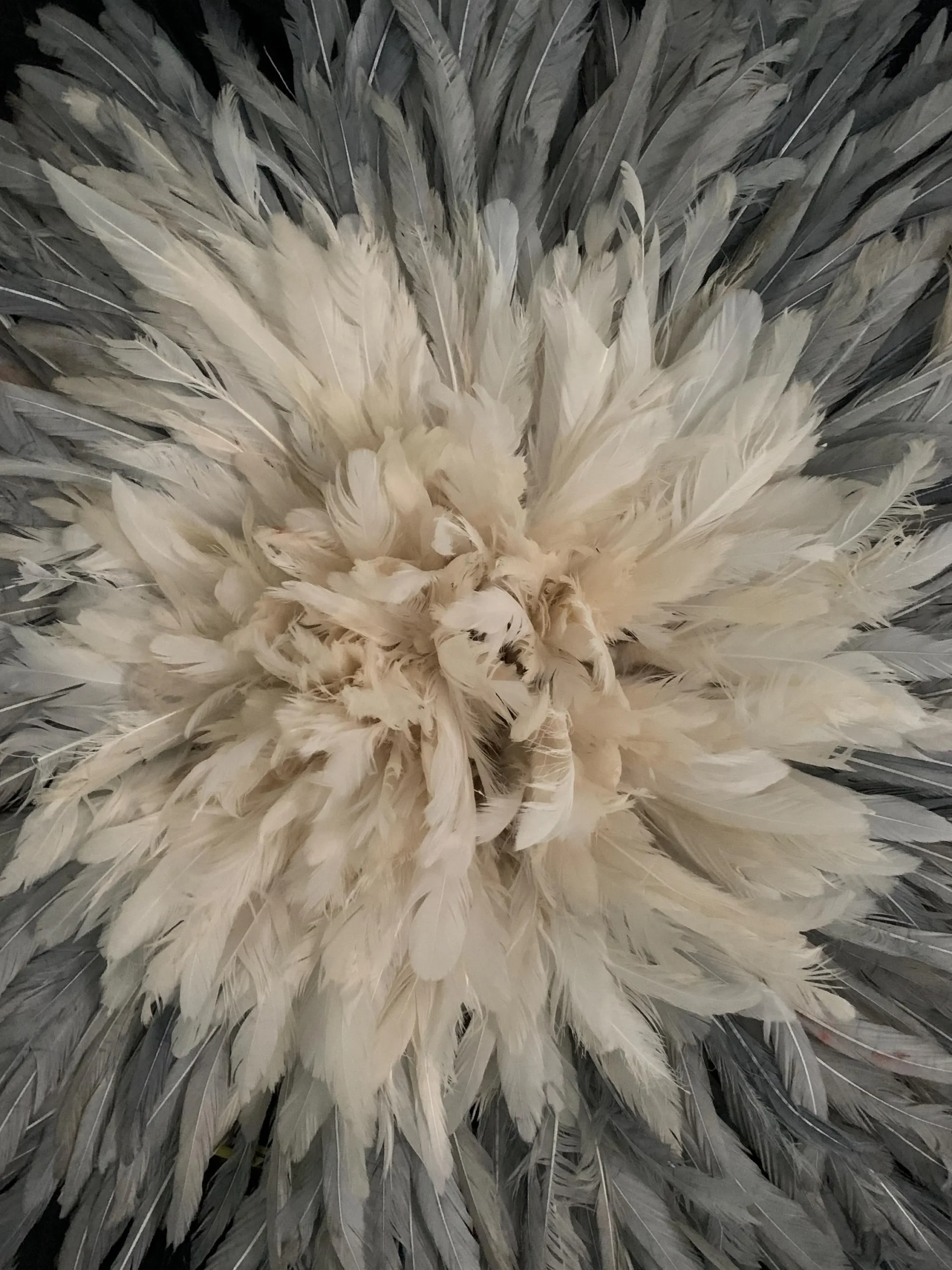 Black Grey Cream White Juju hat - Image 4