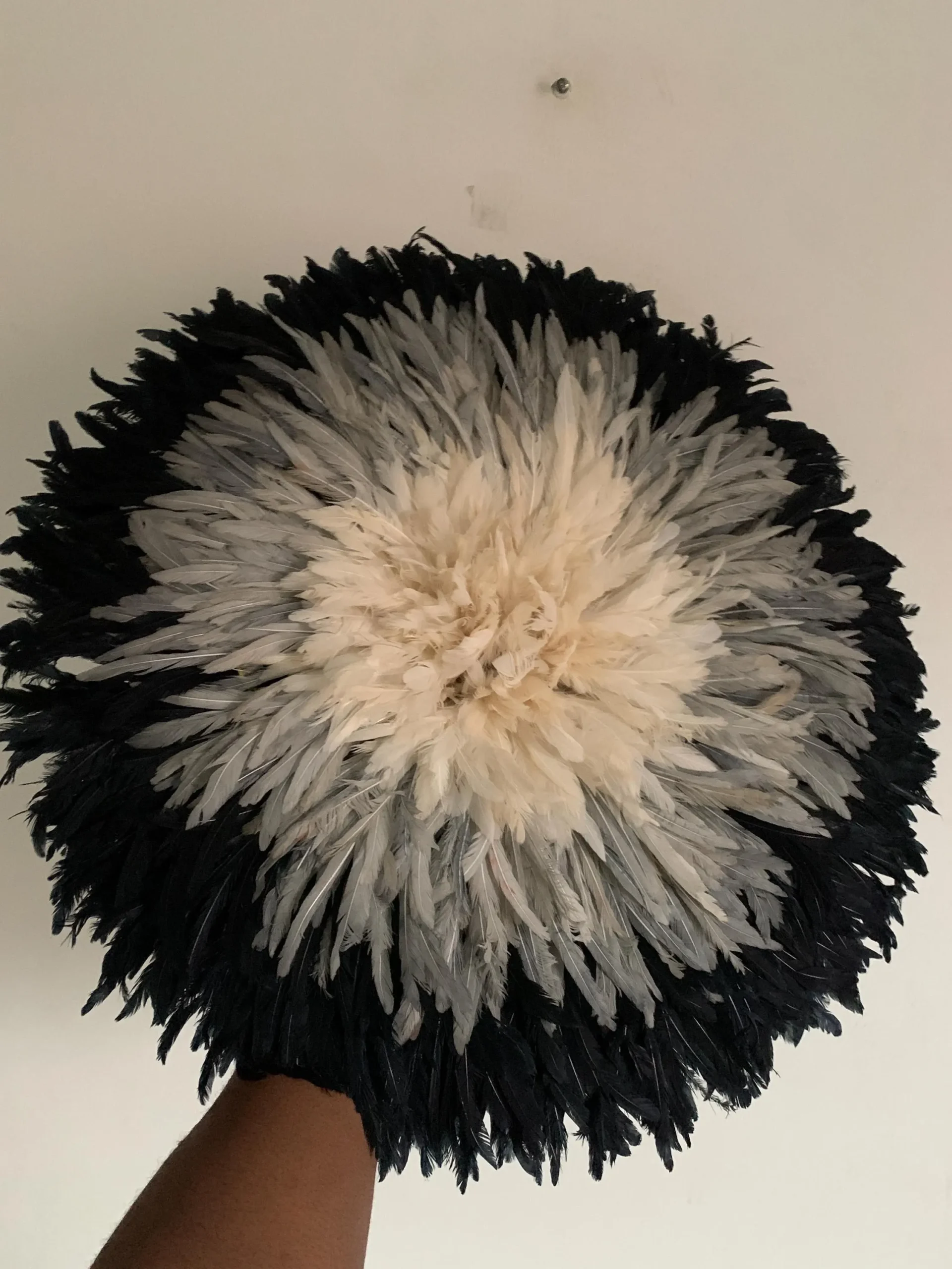 Black Grey Cream White Juju hat - Image 6