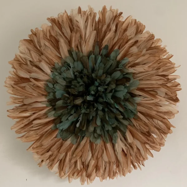 Petrol Green Tan Juju hat