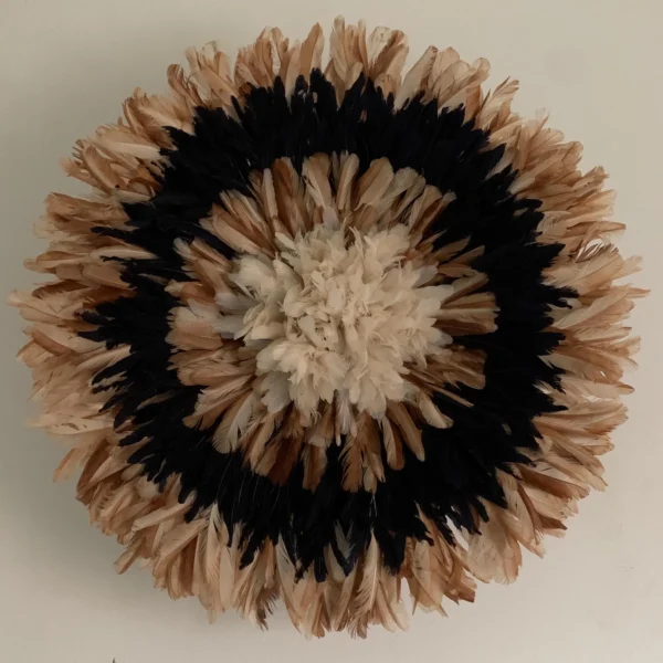 Tan Black White Juju hat