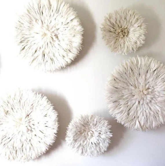Juju hat set of 5 in white, cream and ivory - Image 2