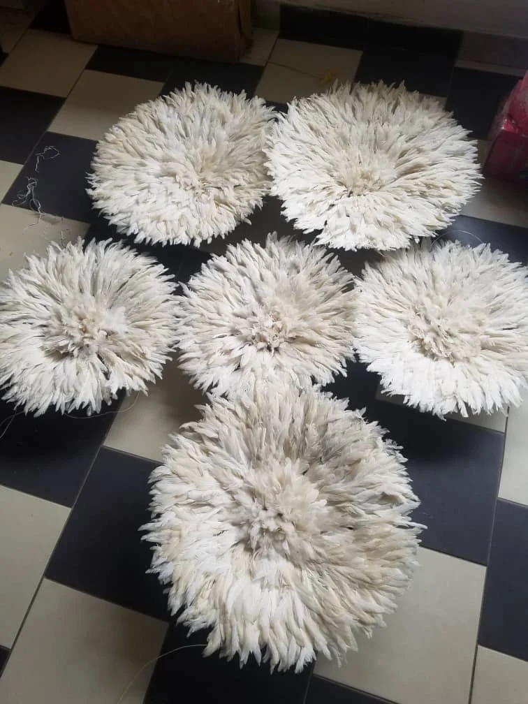 Juju hat set of 5 in white, cream and ivory - Image 9