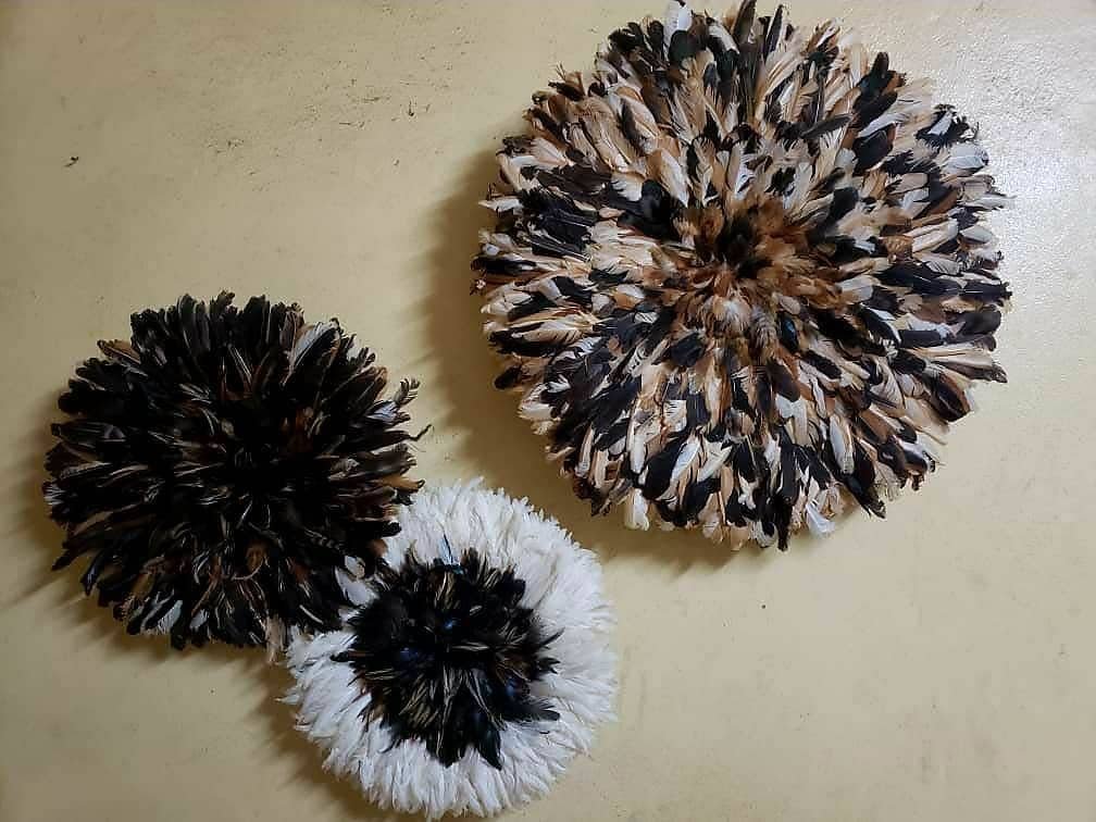 Juju hat set of 3 in Natural black and white - Image 3