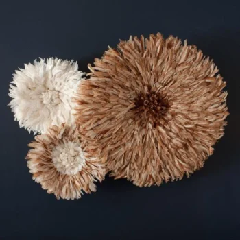 Juju hat set of 3 in Tan and white