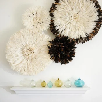 Juju hat set of 4 in Natural and white
