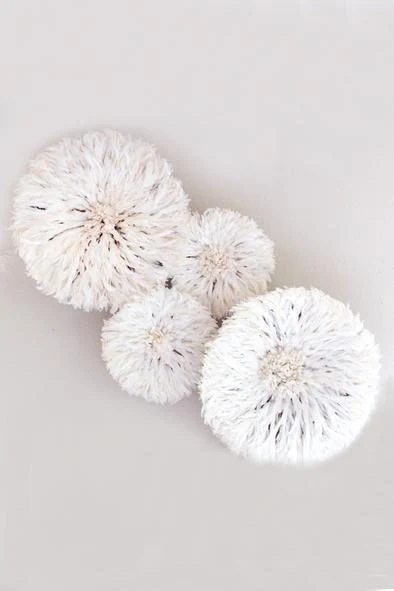 Juju hat set of 4 in white/cream/ivory/off-white - Image 2