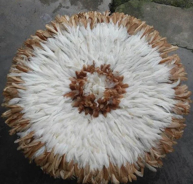 Juju hat set of 3 in white and Tan - Image 8