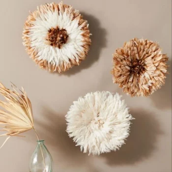 Juju hat set of 3 in white and Tan
