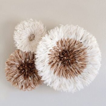 Juju hat set of 3 in Tan and white