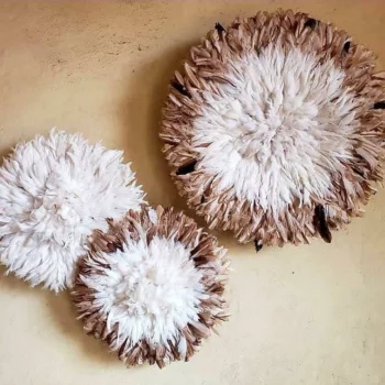 Juju hat set of 3 in Tan, Natural and white