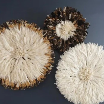 Juju hat set of 3 Natural, white and black
