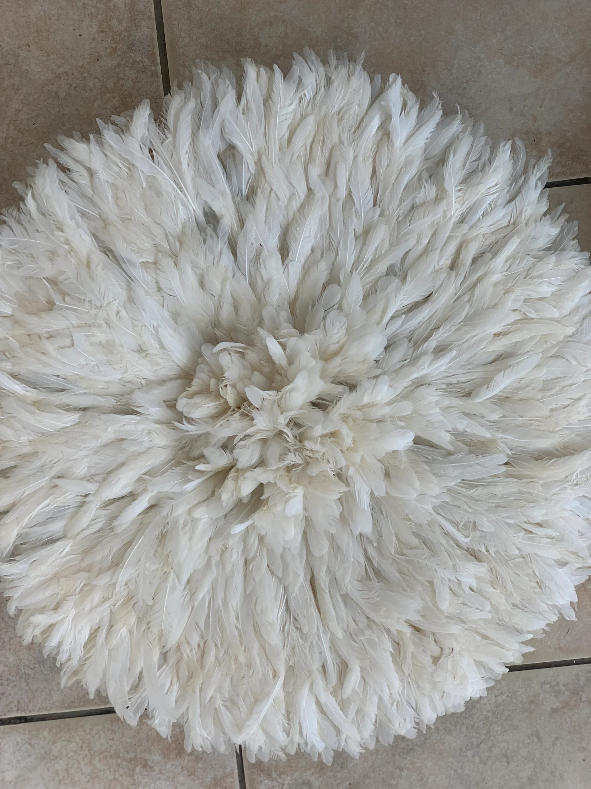 Juju hat petrol green, white, ivory and cream - Image 9