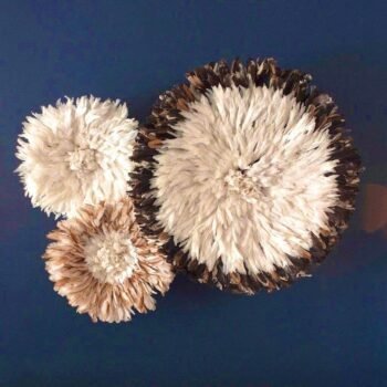 Juju hat set of 3 in Tan, Natural and white