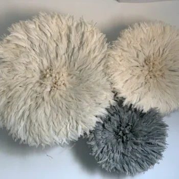 Juju hat set of 3 in white and gray