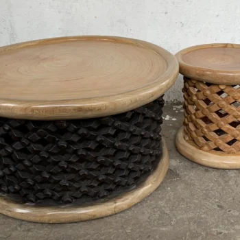 Bamileke stools Set of 2