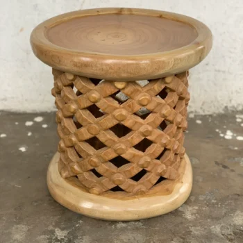 Bamileke stools in Brown