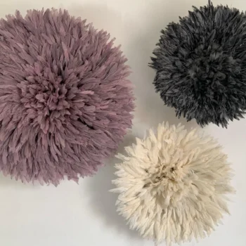 Juju hat set of 3 in mauve, white and grey
