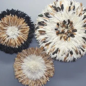 Juju hat set of 3 in Black, Tan, white and natural