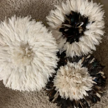 Juju hat set of 3 in Natural black and white