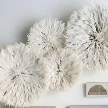 Juju hat set of 4 in white/cream/ivory/off-white