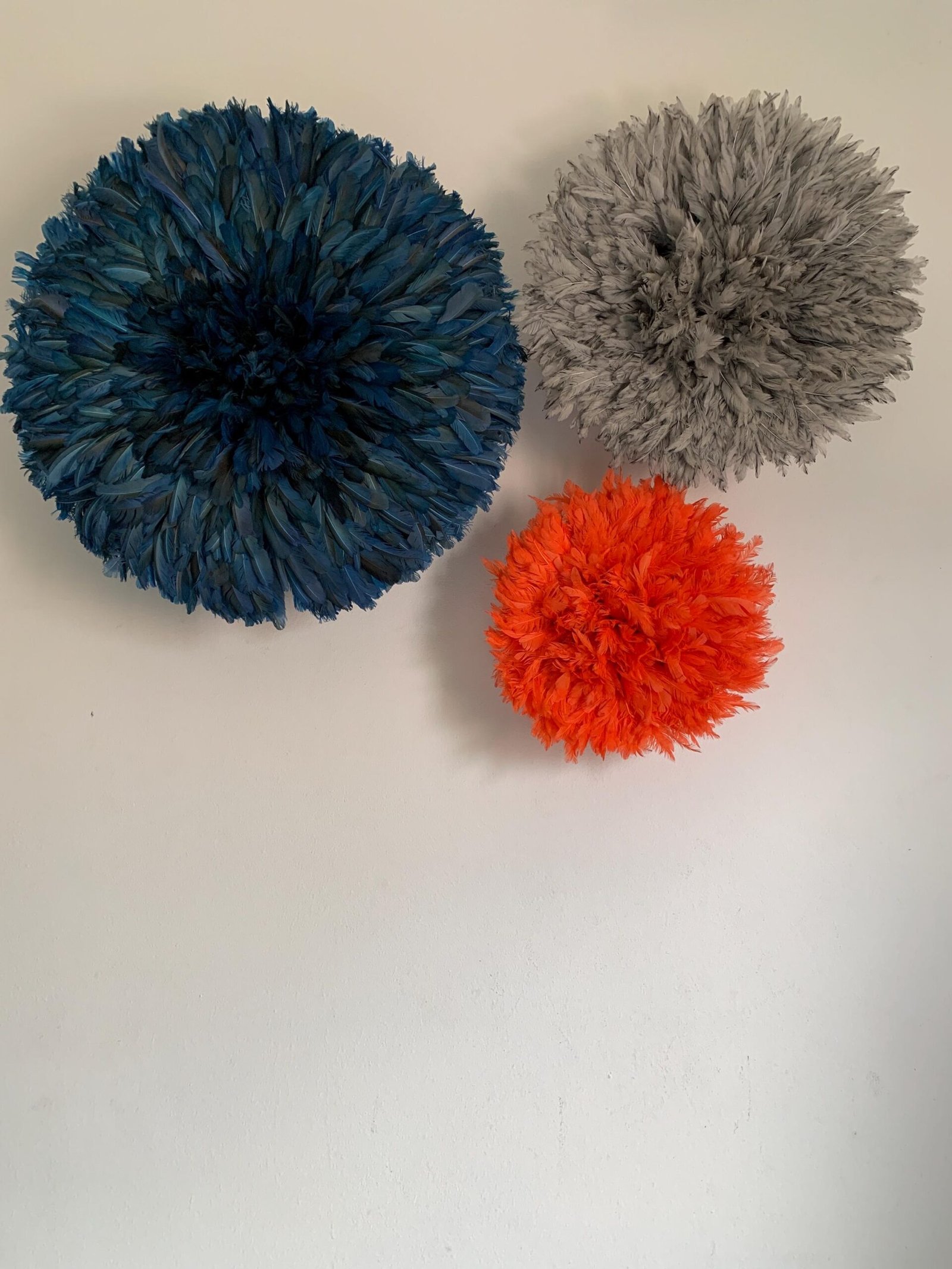 Juju hat set of 3 in Gasoline blue, orange and grey - Image 5