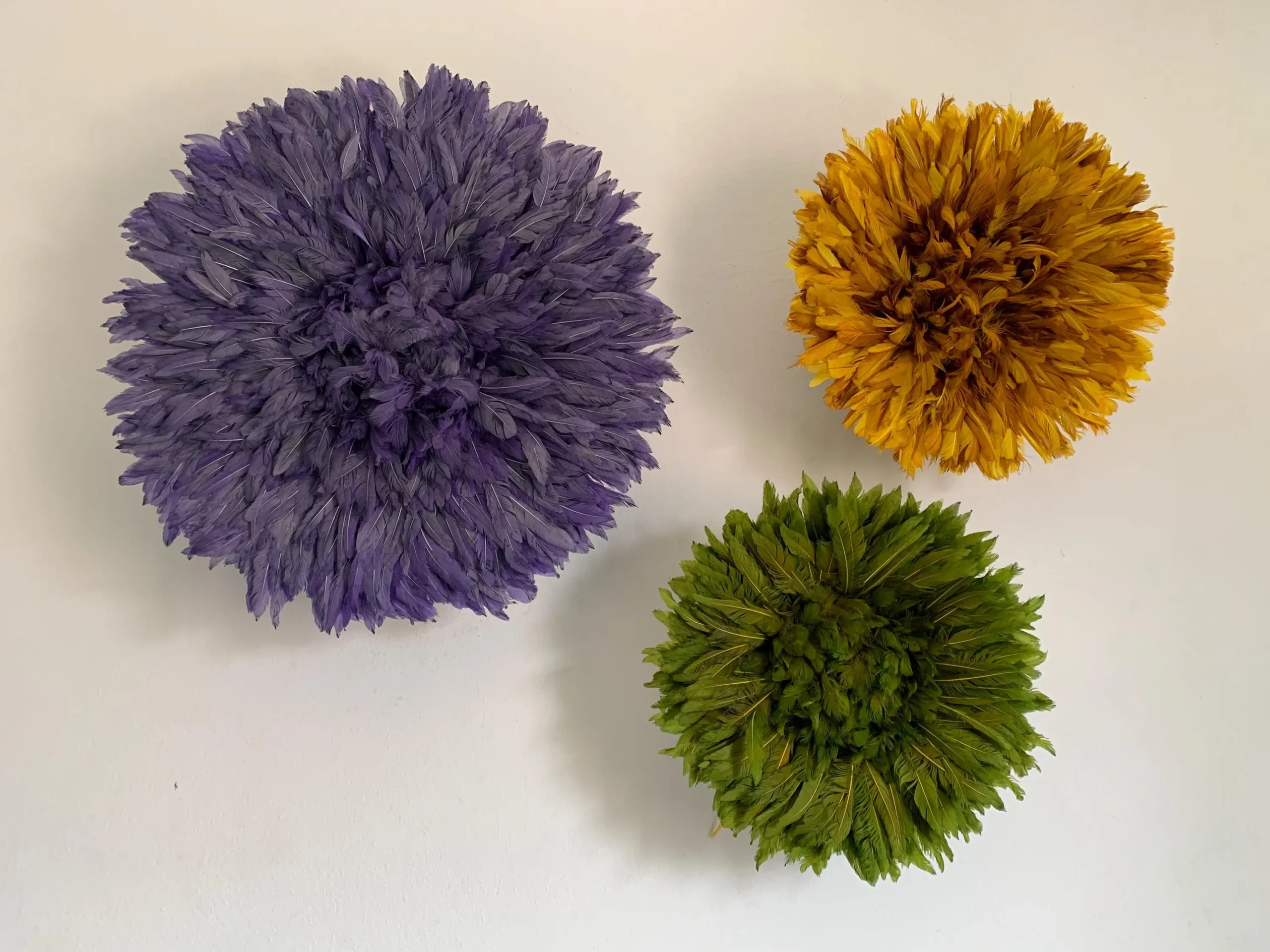 Juju hat set of 3 in purplish gray, olive green and mustard yellow - Image 7