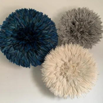 Juju hat set 3 Gasoline blue, white and gray