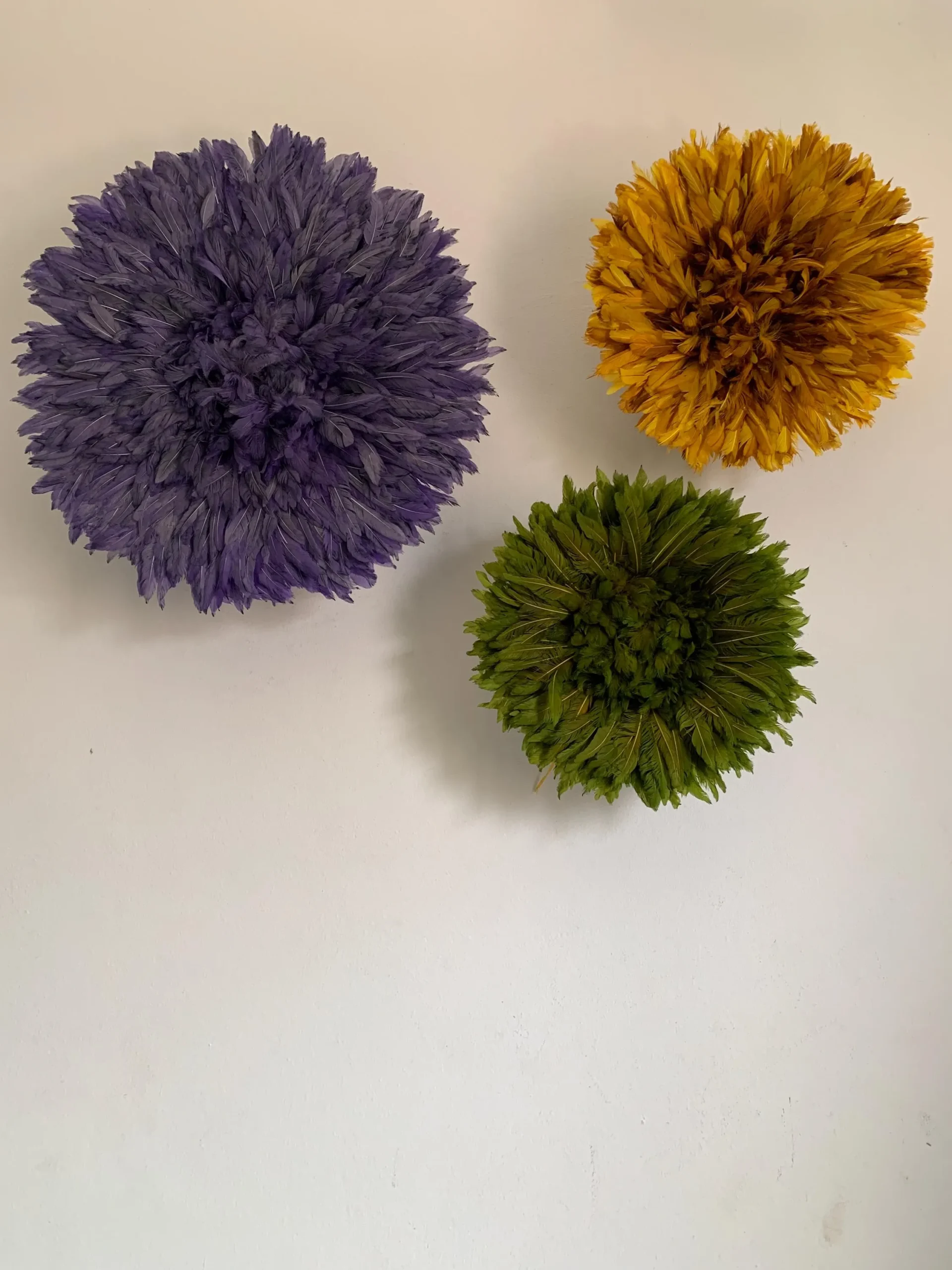 Juju hat set of 3 in purplish gray, olive green and mustard yellow - Image 5